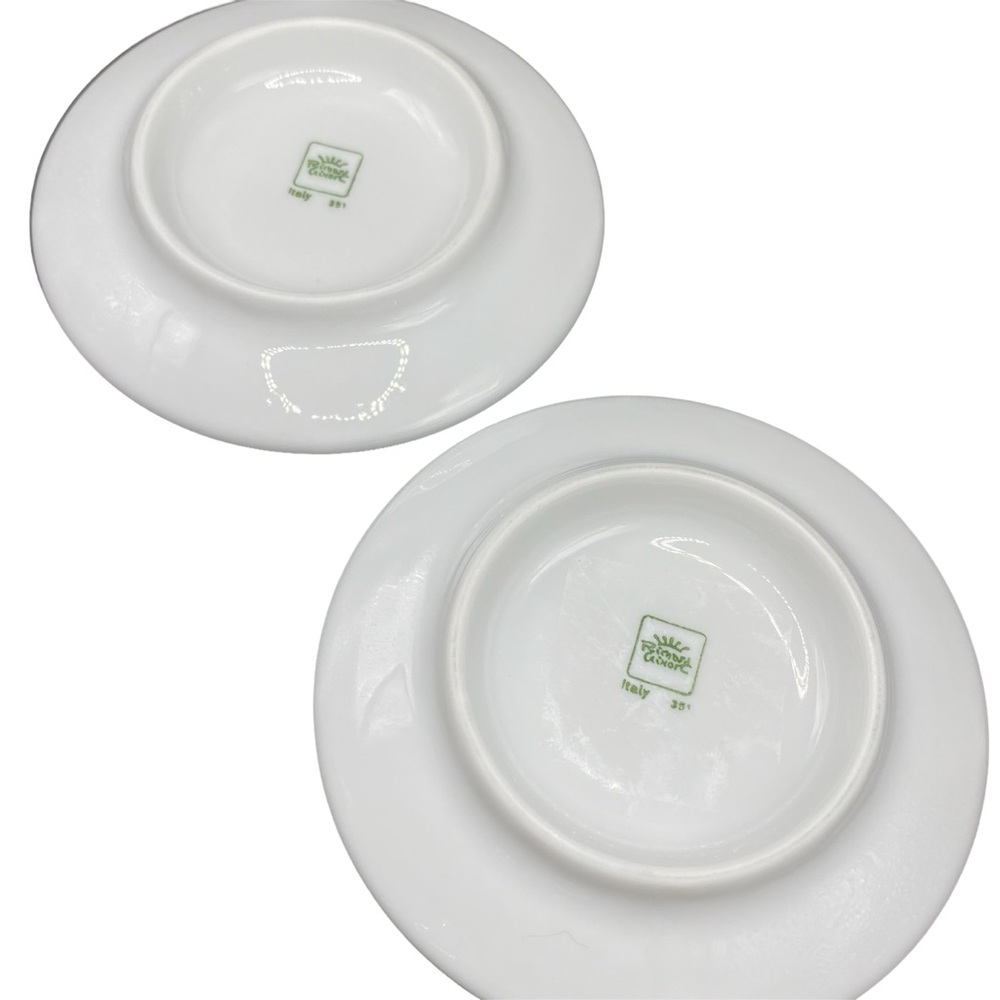 Collection Black & White Ceramic Espresso Cup and Saucer Set - Picture 7 of 12